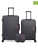 SWISS KOPPER 3-delige hardcase-trolleyset "Spiez" antraciet