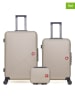 SWISS KOPPER 3tlg. Hardcase-Trolleyset "Spiez" in Beige