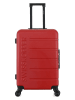 SWISS KOPPER Hardcase-Trolley "Aigle" in Rot - (B)41 x (H)65 x (T)26 cm
