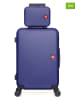 SWISS KOPPER 2-delige hardcase-trolleyset "Spiez" donkerblauw