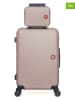 SWISS KOPPER 2tlg. Hardcase-Trolleyset "Spiez" in Beige