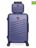 SWISS KOPPER 2-delige hardcase-trolleyset "Zurich" donkerblauw