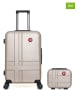 SWISS KOPPER 2tlg. Hardcase-Trolleyset "Uster" in Beige