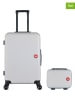SWISS KOPPER 2tlg. Hardcase-Trolleyset "Spiez" in Grau