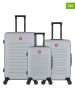 SWISS KOPPER 3-delige hardcase-trolleyset "Wil" grijs