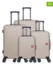 SWISS KOPPER 4-delige hardcase-trolleyset "Spiez" beige