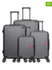 SWISS KOPPER 4-delige hardcase-trolleyset "Spiez" antraciet