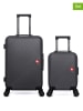 SWISS KOPPER 2tlg. Hardcase-Trolleyset "Spiez" in Schwarz