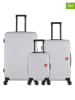 SWISS KOPPER 3tlg. Hardcase-Trolleyset "Spiez" in Grau