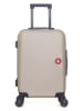 SWISS KOPPER Hardcase-trolley "Spiez" beige - (B)35 x (H)55 x (D)21 cm