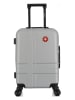 SWISS KOPPER Hardcase-Trolley "Uster" in Grau - (B)35 x (H)55 x (T)21 cm