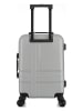SWISS KOPPER Hardcase-Trolley "Uster" in Grau - (B)35 x (H)55 x (T)21 cm
