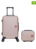 SWISS KOPPER 2-delige hardcase-trolleyset "Spiez" beige
