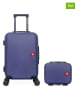 SWISS KOPPER 2-delige hardcase-trolleyset "Spiez" donkerblauw