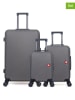 SWISS KOPPER 3-delige hardcase-trolleyset "Spiez" antraciet