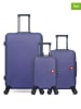 SWISS KOPPER 3-delige hardcase-trolleyset "Spiez" donkerblauw