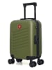 SWISS KOPPER Hardcase-Trolley "Zurich" in Khaki - (B)32 x (H)42 x (T)20 cm
