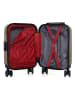 SWISS KOPPER Hardcase-Trolley "Zurich" in Beige - (B)32 x (H)42 x (T)20 cm