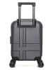 SWISS KOPPER Hardcase-Trolley "Uster" in Grau - (B)32 x (H)42 x (T)20 cm