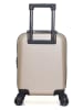 SWISS KOPPER Hardcase-Trolley "Wil" in Beige - (B)32 x (H)42 x (T)20 cm