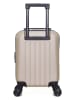 SWISS KOPPER Hardcase-Trolley "Rüti" in Beige - (B)32 x (H)42 x (T)20 cm