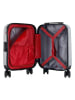 SWISS KOPPER Hardcase-trolley "Spiez" zilverkleurig - (B)32 x (H)42 x (D)20 cm