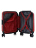 SWISS KOPPER Hardcase-Trolley "Aigle" in Rot - (B)32 x (H)46 x (T)20 cm