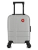 SWISS KOPPER Hardcase-Trolley "Uster" in Grau - (B)32 x (H)46 x (T)20 cm