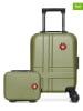 SWISS KOPPER 2tlg. Hardcase-Trolleyset "Uster" in Khaki