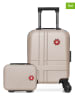 SWISS KOPPER 2tlg. Hardcase-Trolleyset "Uster" in Beige