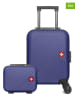 SWISS KOPPER 2-delige hardcase-trolleyset "Spiez" donkerblauw