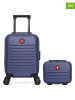 SWISS KOPPER 2-delige hardcase-trolleyset "Wil" donkerblauw