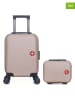 SWISS KOPPER 2tlg. Hardcase-Trolleyset "Spiez" in Beige