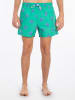 North Sails Badeshorts "Volley All Over" in  Grün/ Blau