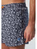 North Sails Badeshorts "Volley All Over" in Dunkelblau/ Weiß