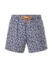 North Sails Badeshorts "Volley All Over" in Dunkelblau/ Weiß