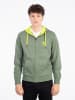 North Sails Sweatjacke in Salbei/ Gelb