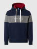 North Sails Hoodie in Dunkelblau/ Grau