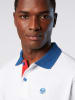 North Sails Poloshirt in Weiß/ Blau