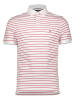 Tommy Hilfiger Poloshirt in Weiß/ Rot