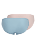 Skiny 2er-Set: Slips in Rosa/ Hellblau