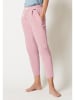 Skiny Spodnie piżamowe w kolorze jasnoróżowym