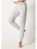 Skiny Spodnie piżamowe w kolorze jasnoszarym