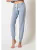 Skiny Pyjama-Hose in Hellblau