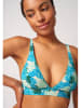 Skiny Bikini-Oberteil in Blau/ Türkis