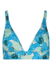 Skiny Bikini-Oberteil in Blau/ Türkis