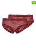 Skiny 2er-Set: Pantys in Bordeaux