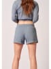 Skiny Sweatshort lichtblauw
