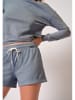 Skiny Sweatshort lichtblauw