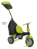 SmarTrike Rowerek trójkołowy "Glow" w kolorze czarno-zielonym - 10 m+